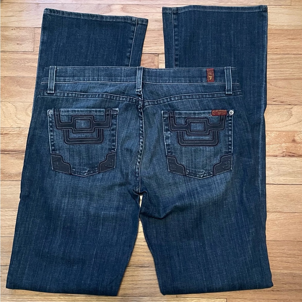 7 for all Mankind womens bootcut jeans size 29- 100-% authetic
